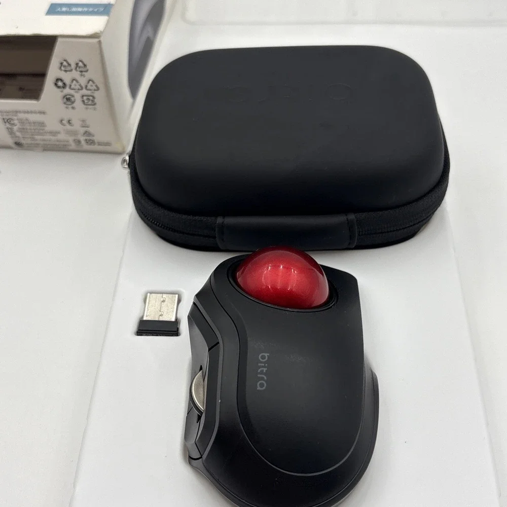 ELECOM Wireless Trackball Mouse M-MT2DRSBK S size 5-Button JP